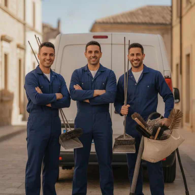 Spazzacamino team a Siracusa